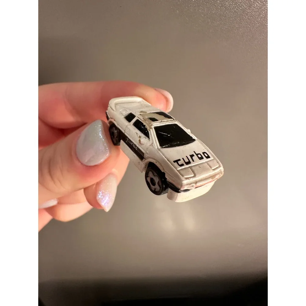 White‎ Turbo Toy Car Diecast Collectible Speed Racer Kids Play Toy magnet